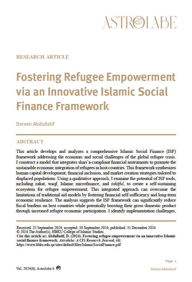 Fostering Refugee Empowerment