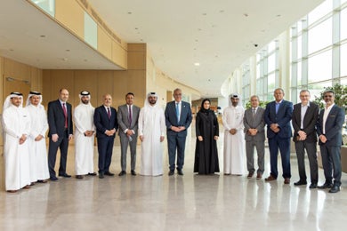 Group photo during the signing ceremony