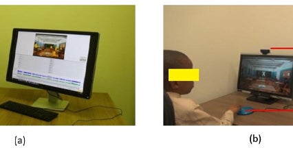 School-age screening using body behavioral analysis during an attentional task