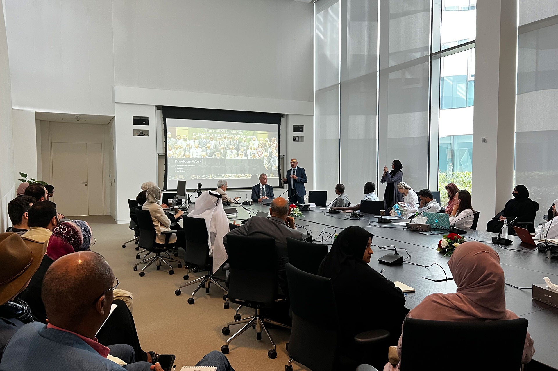 Participants at the two-day event