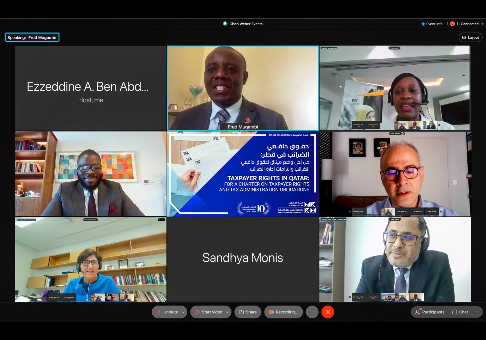 كلية القانون بجامعة حمد بن خليفة تعقد ندوة لمناقشة ميثاق  حقوق دافعي الضرائب في قطر