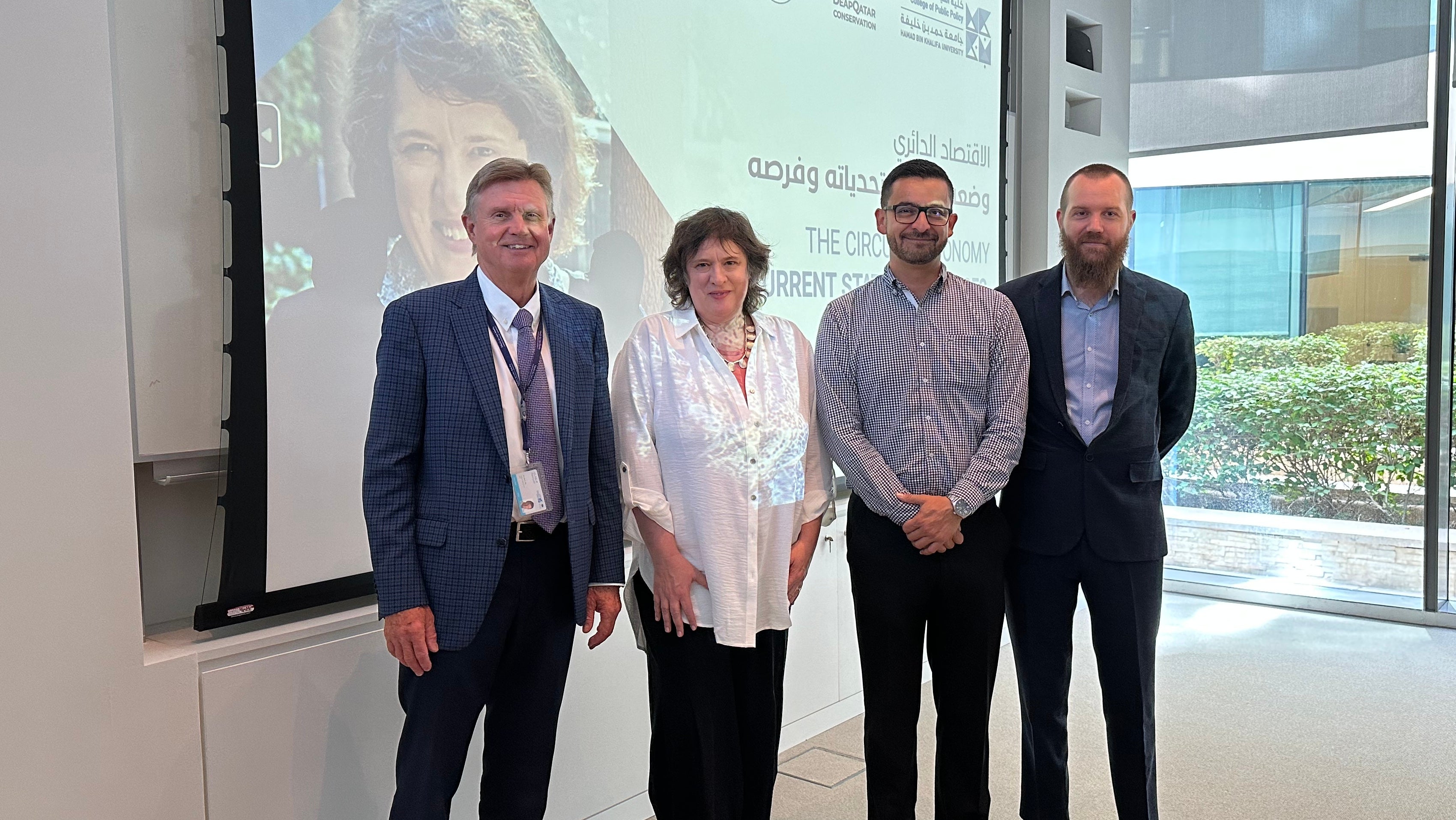  CPP, US Embassy in Doha, and DeapQatar Conservation Co-Host Circular Economy Lecture