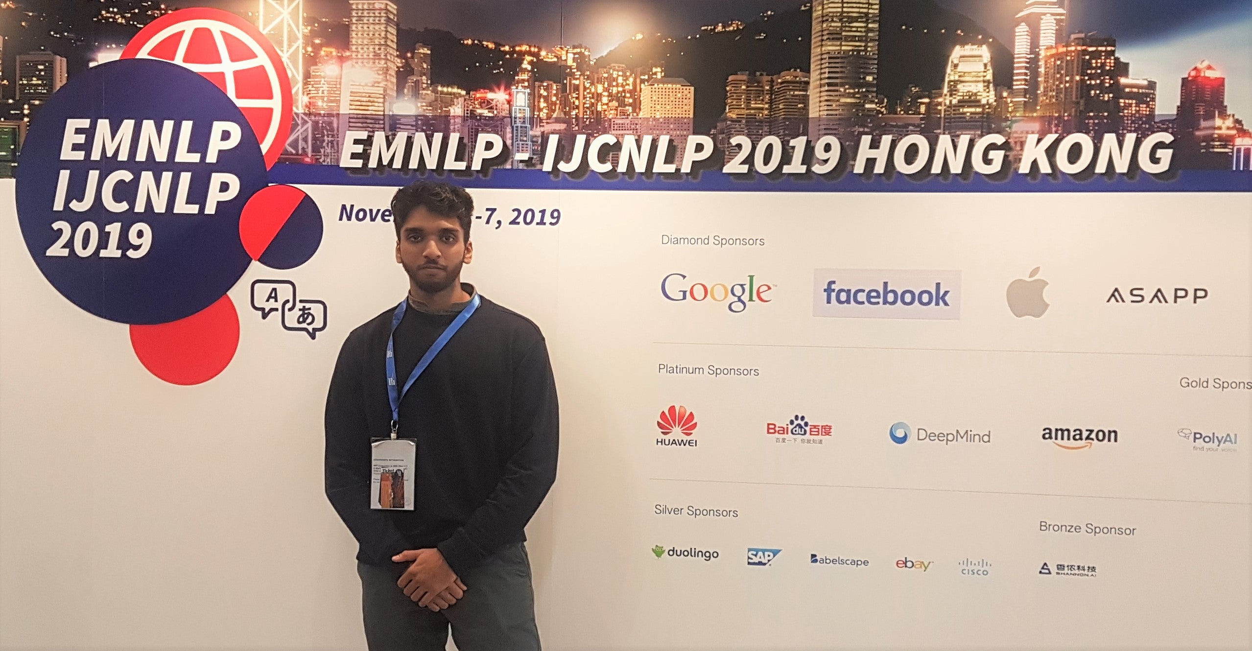 Shehel Yoosuf, a Masters in Data Science and Engineering student in Hong Kong.