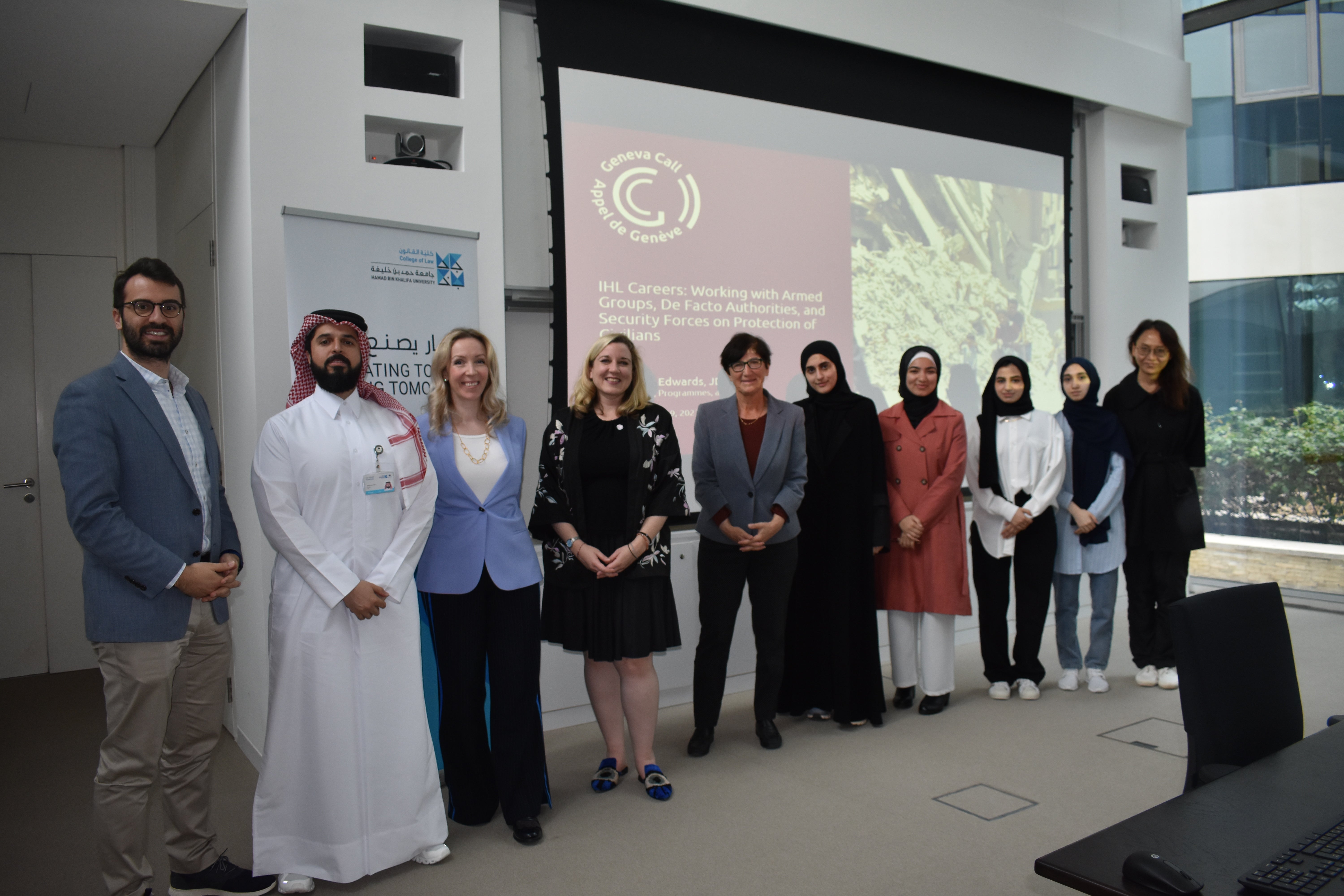 HBKU’s CL Hosts Human Rights Expert Christie J. Edwards