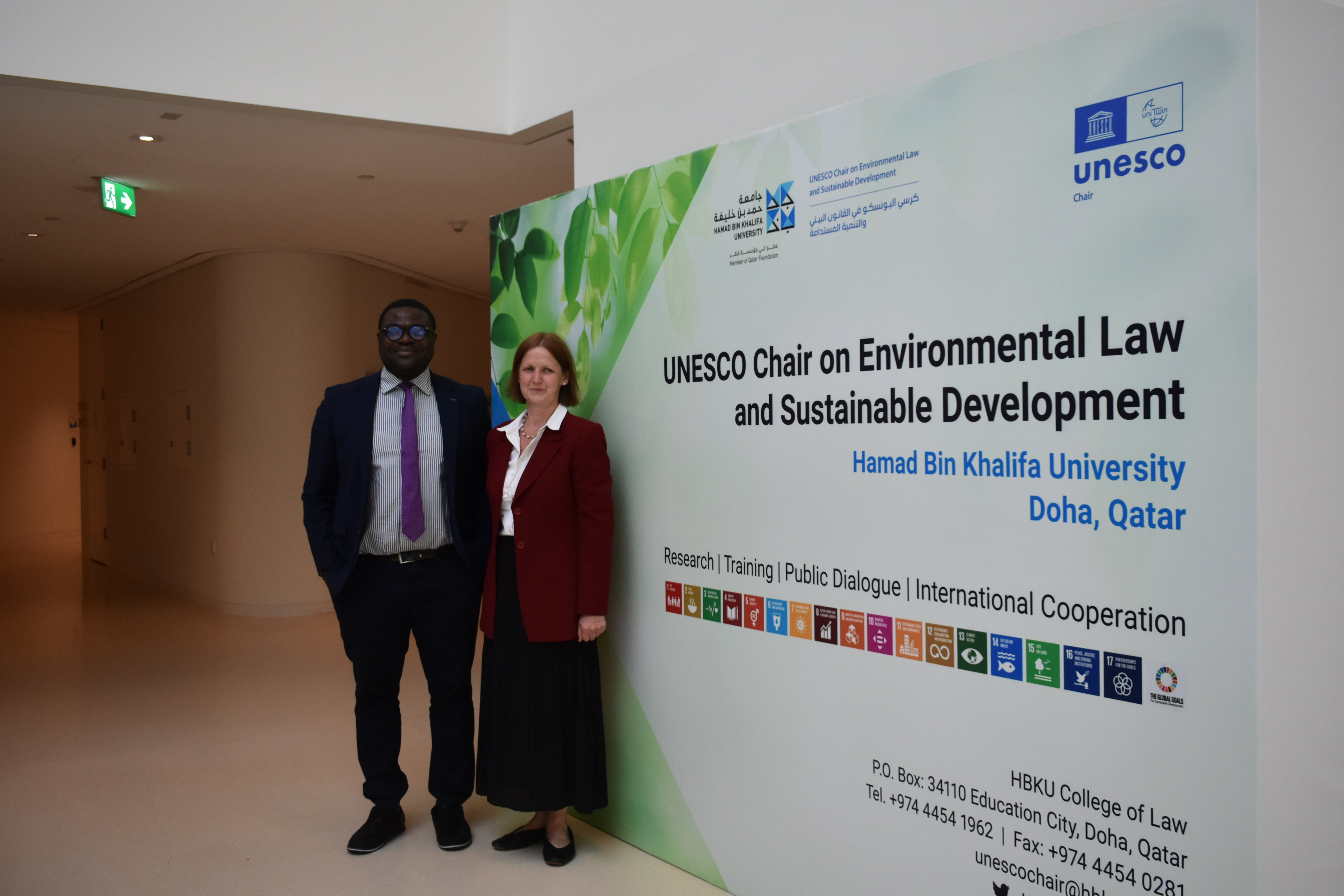 Professor Damilola Olawuyi, SAN, Associate Dean for Research, and Dr. Catherine MacKenzie, Director, Studies in Law and Land Economy, Homerton College, University of Cambridge, discuss the importance of local solutions in designing environmental law