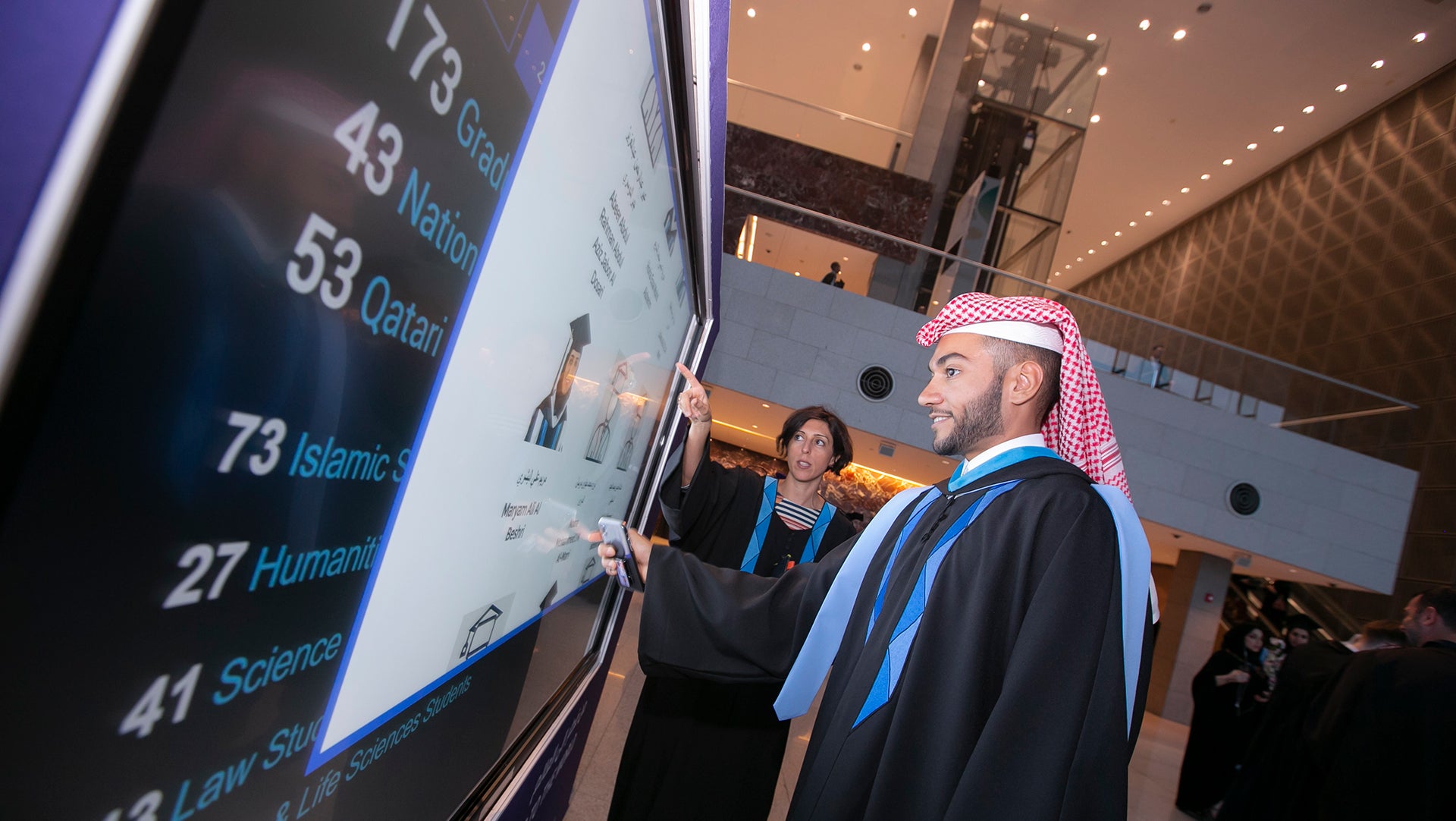 خريجو دفعة 2019 القطريون يكملون مسيرة الوطن ويحدثون التغيير 