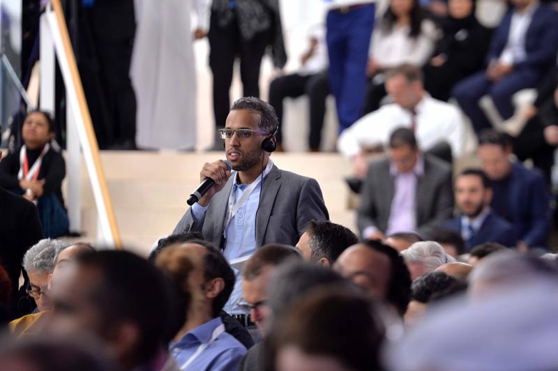 Her Highness Sheikha Moza bint Nasser Attends Lecture by UN Secretary-General Hosted by Hamad Bin Khalifa University