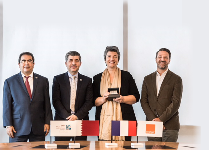 جامعة حمد بن خليفة وشركة (أورانج بيزنس سيرفيسز) تتعاونان لتقديم فرص بحثية وتدريب داخلي للطلاب