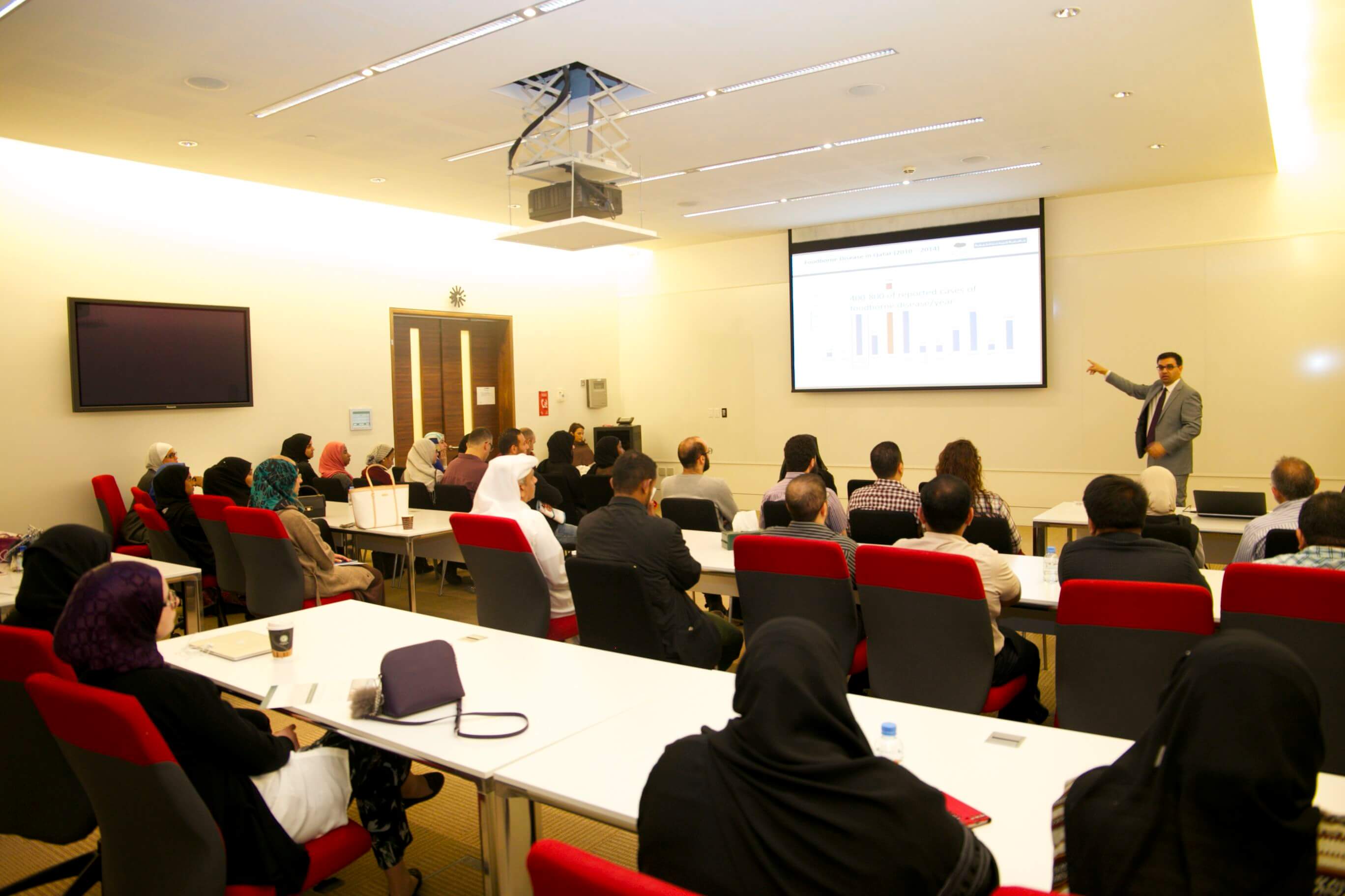 Hamad Bin Khalifa University offers sample lectures and shares information about proposed new programs at Graduate Open House on February 8th 
