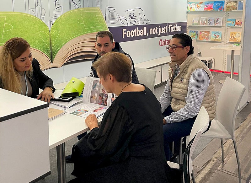 مشاركة دار جامعة حمد بن خليفة للنشر للسنة السادسة  في معرض فرانكفورت الدولي للكتاب 2022