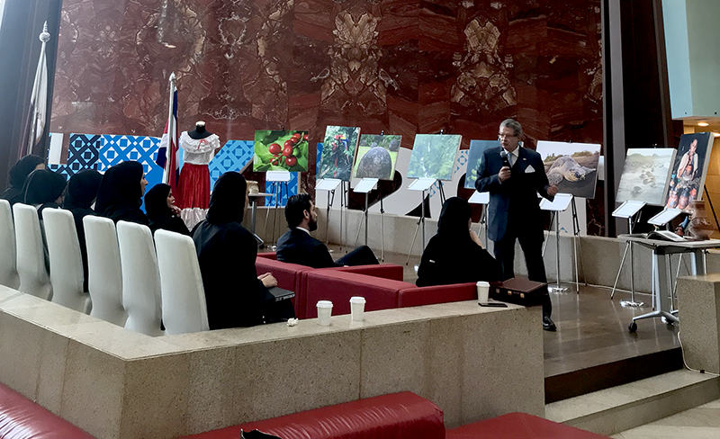 Ambassador of Costa Rica Visits Hamad Bin Khalifa University