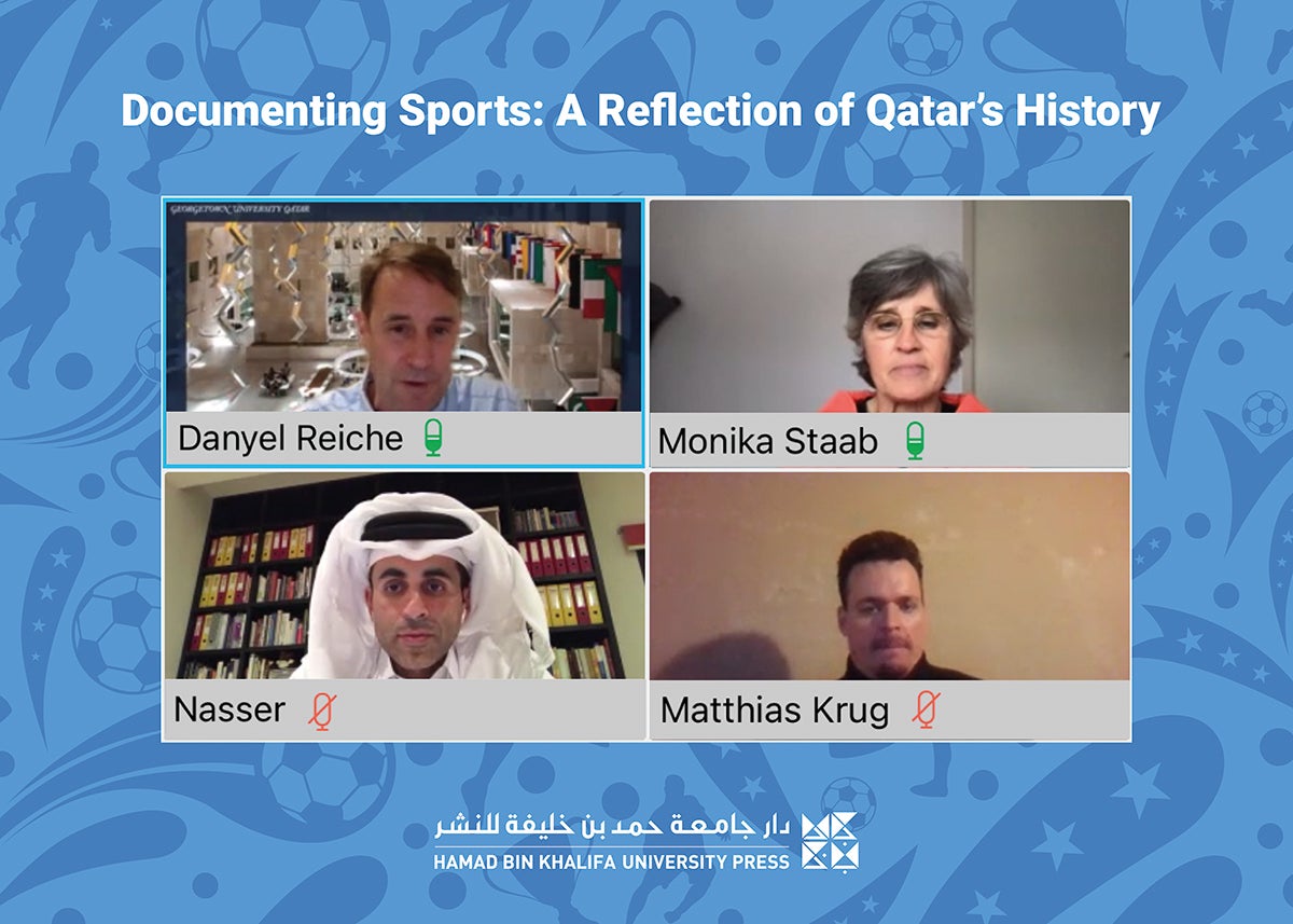 دار جامعة حمد بن خليفة للنشر تعقد ندوةً إلكترونية حول الرياضة في الأعمال الأدبية