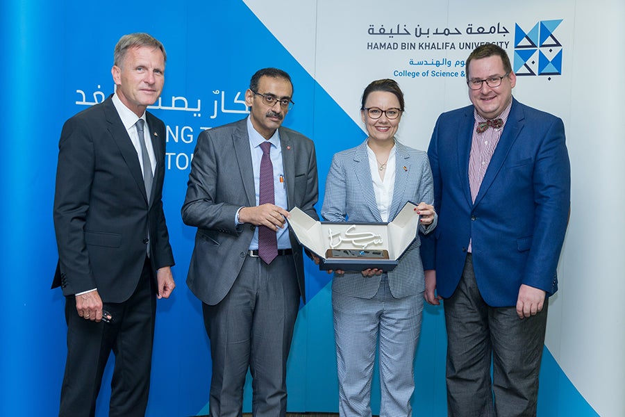 HBKU Receives Her Excellency Michelle Muntefering 