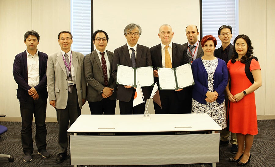HBKU’s Qatar Environment and Energy Research Institute Signs MoU with Japan’s International Center for Materials Nanoarchitectonics