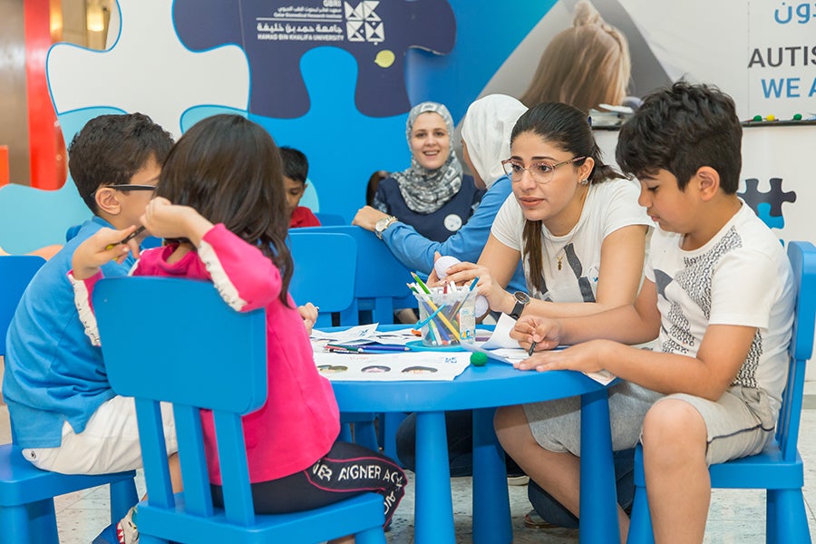 Qatar Biomedical Research Institute Raises Autism Awareness 