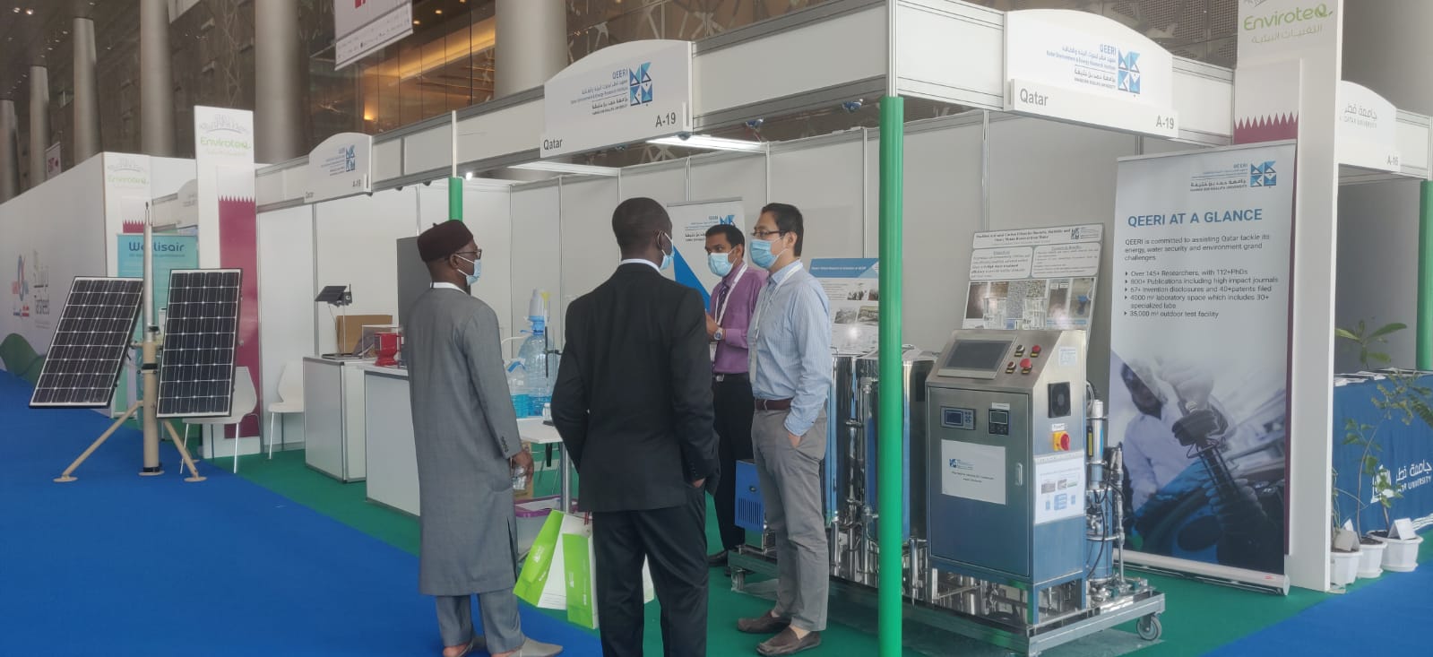 Qatar Environment and Energy Research Institute Showcases Research and Applied Solutions at AgriteQ and EnviroteQ 2021 