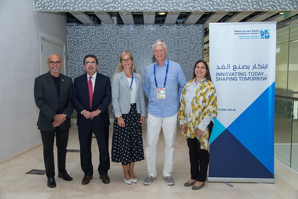 كلية العلوم والهندسة تستضيف محاضرة سلطت الضوء  على أفضل ممارسات الإدارة الرياضية 