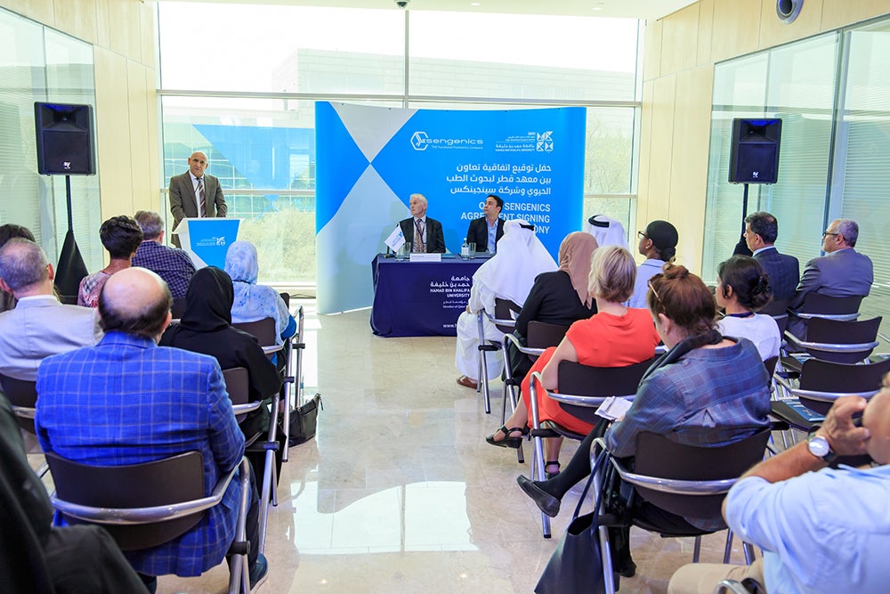 HBKU’s Qatar Biomedical Research Institute Signs Impactful Agreement with Global Biotech Company
