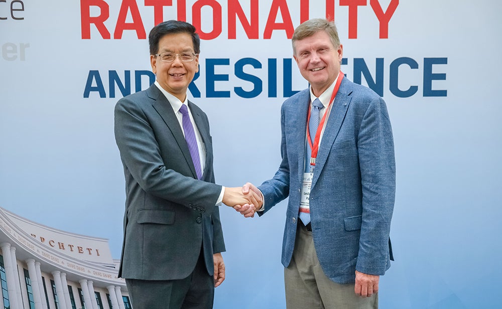 College of Public Policy Experts Deliver Keynote, Explore Collaboration in Two-Stop Trips to Kazakhstan and Kyrgyzstan