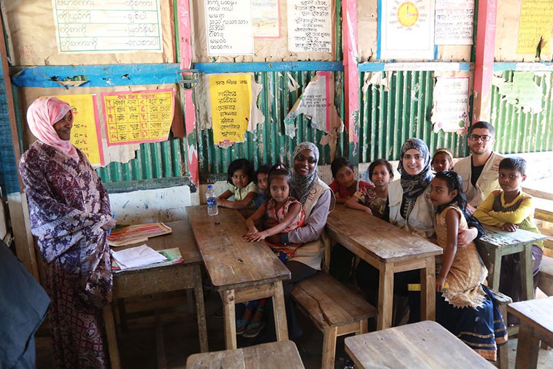 HBKU Students Embark on a Mission to Aid Rohingya Refugees HBKU Students Embark on a Mission to Aid Rohingya Refugees