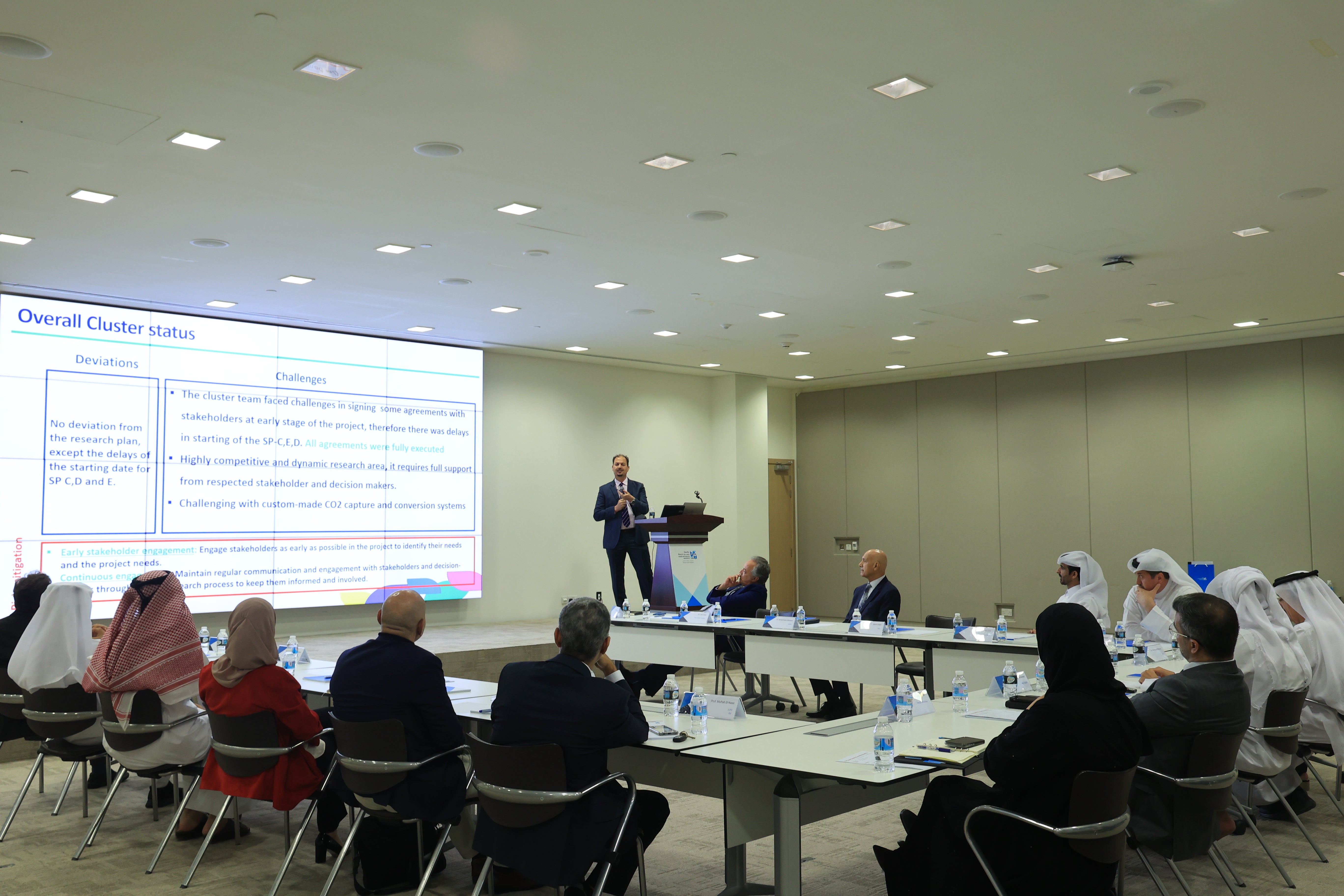 Participants in QEERI’s CCUS project