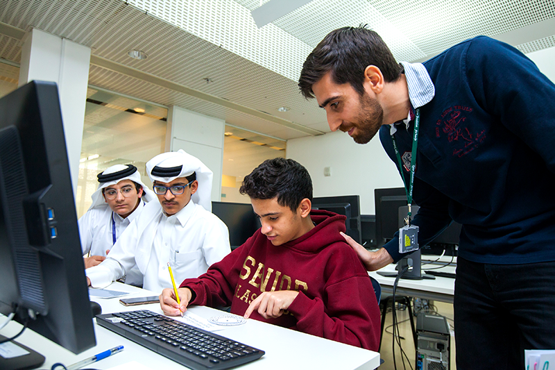 HBKU Concludes Innovate.Create Computer Engineering Winter Program for High School Student