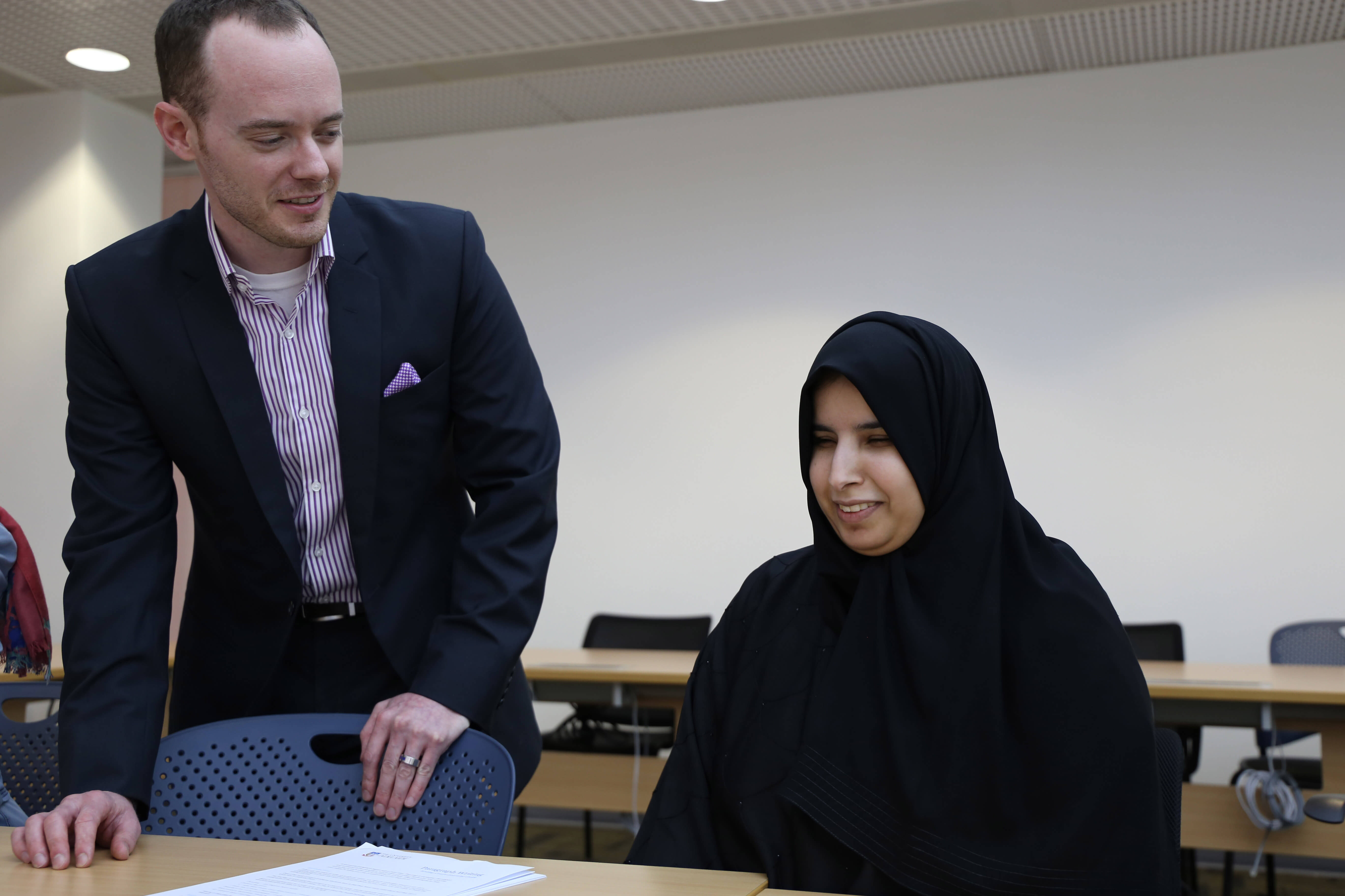 HBKU committed to accessibility and inclusivity Visually impaired Qatari master’s student demonstrates how having a disability should not be a barrier to higher education