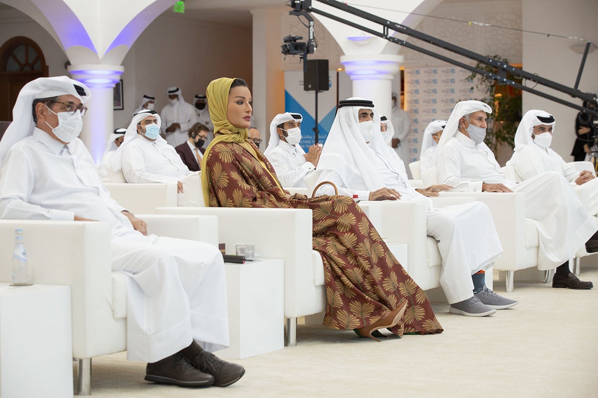 HH the Father Amir and HH Sheikha Moza Attend HBKU 10-Year Anniversary Celebration