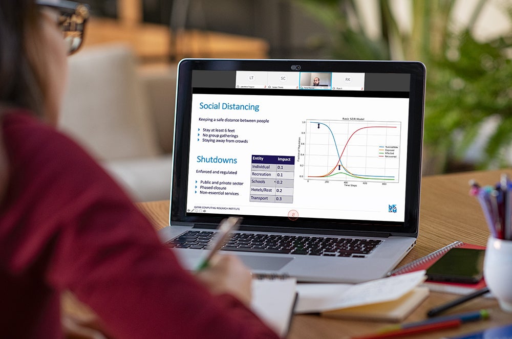 معهد قطر لبحوث الحوسبة يواصل عقد سلسلة ندواته الإلكترونية التي تركز على التحديات الناجمة عن فيروس كوفيد-19  