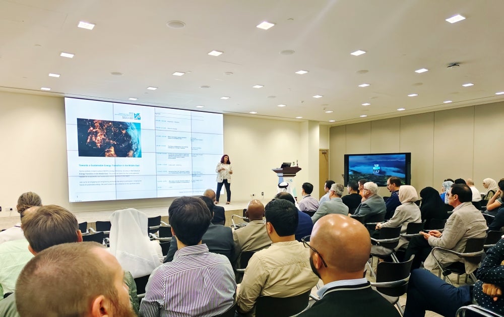 Senior QEERI figures lead discussions on contemporary topics in the field of sustainable energy with fellow academics and industry professionals.