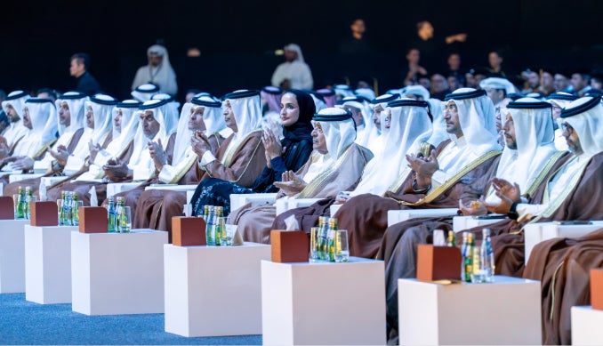 سعادة الشيخة هند بنت حمد آل ثاني وأصحاب السعادة الشيوخ والوزراء وكبار المسؤولين