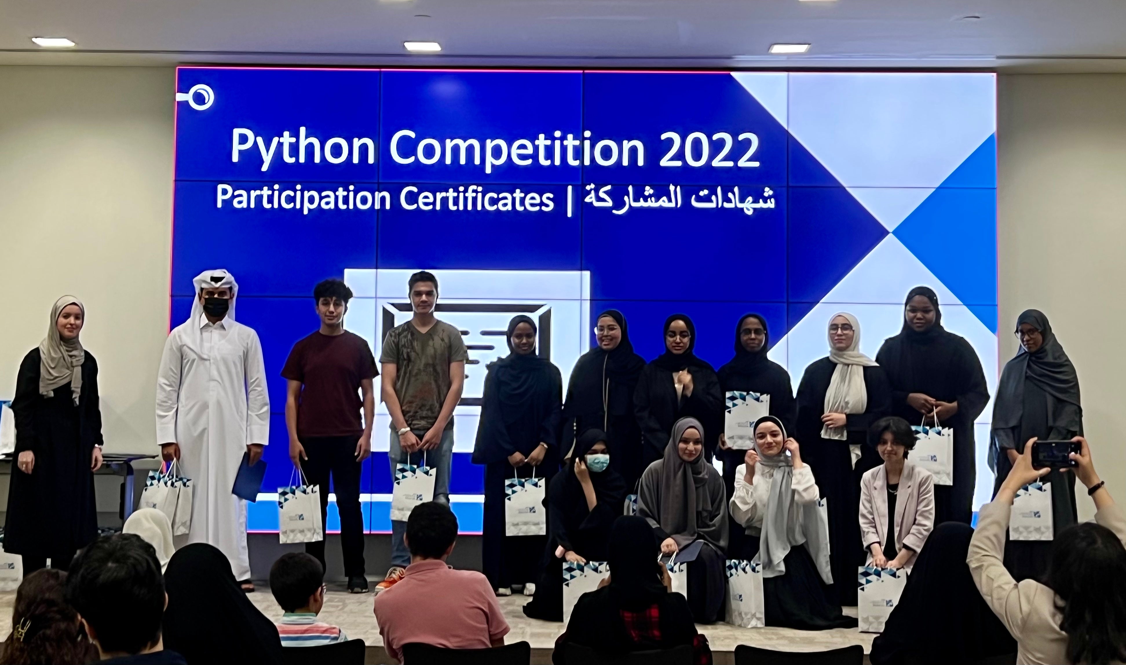 QCRI Awards Python Competition Winners