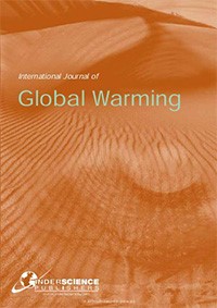 International Journal of Global Warming, Inderscience - IF : 0.779