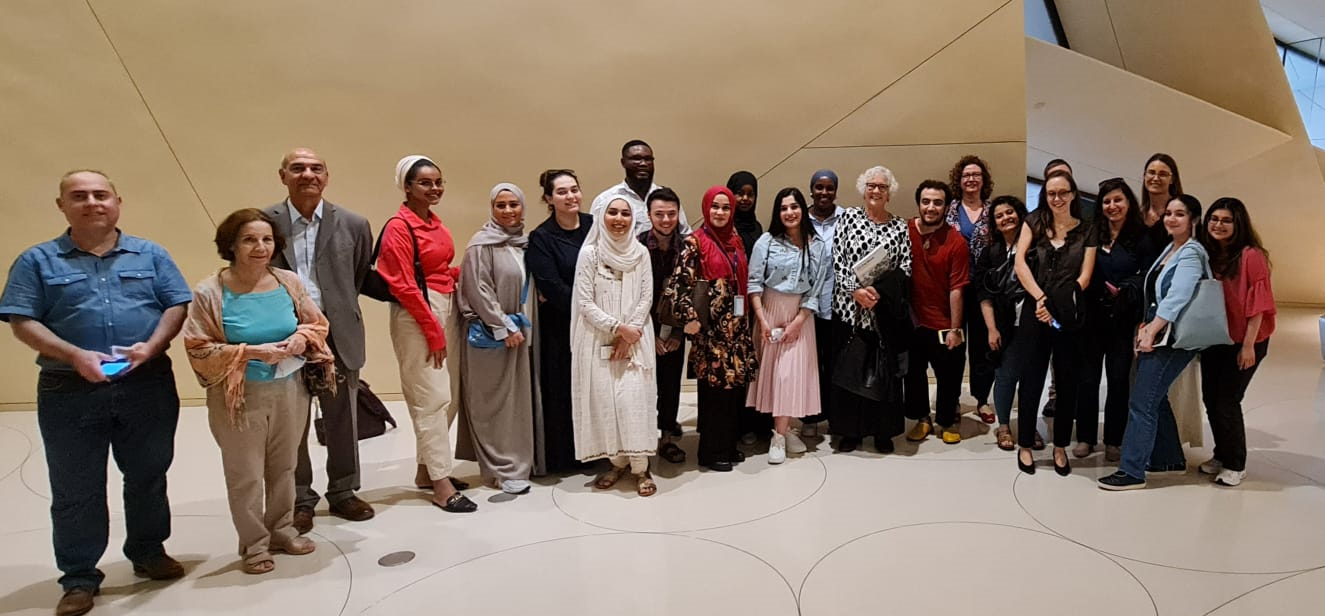 Students Take Part In a Curated Tour of N.M.O.Q. Exhibition