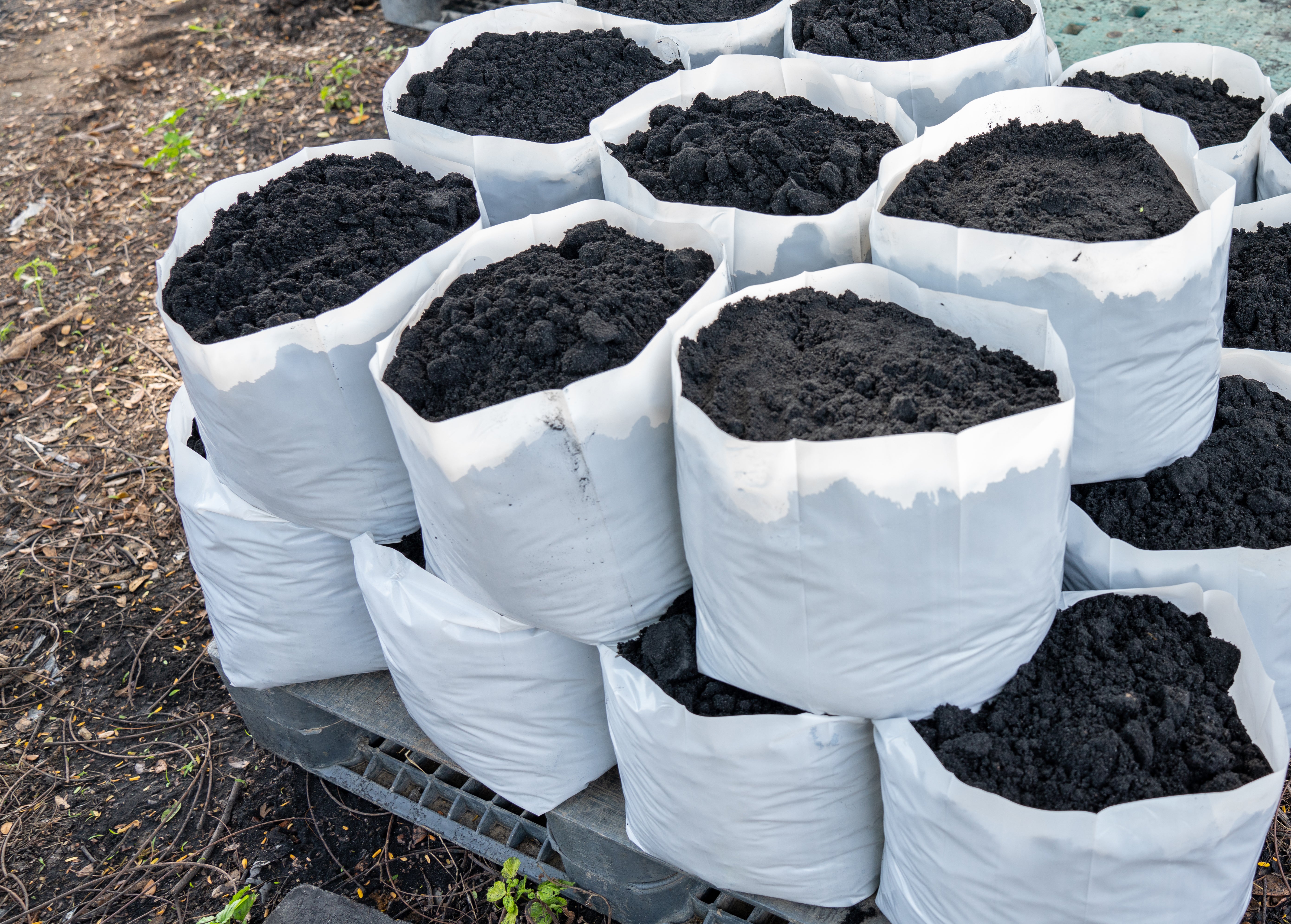 Preparing soil for planting