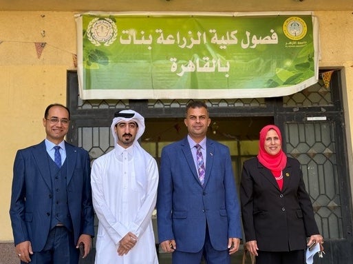 حديقة القرآن النباتية تشارك بمعرض جامعة الأزهر الزراعي في مصر 