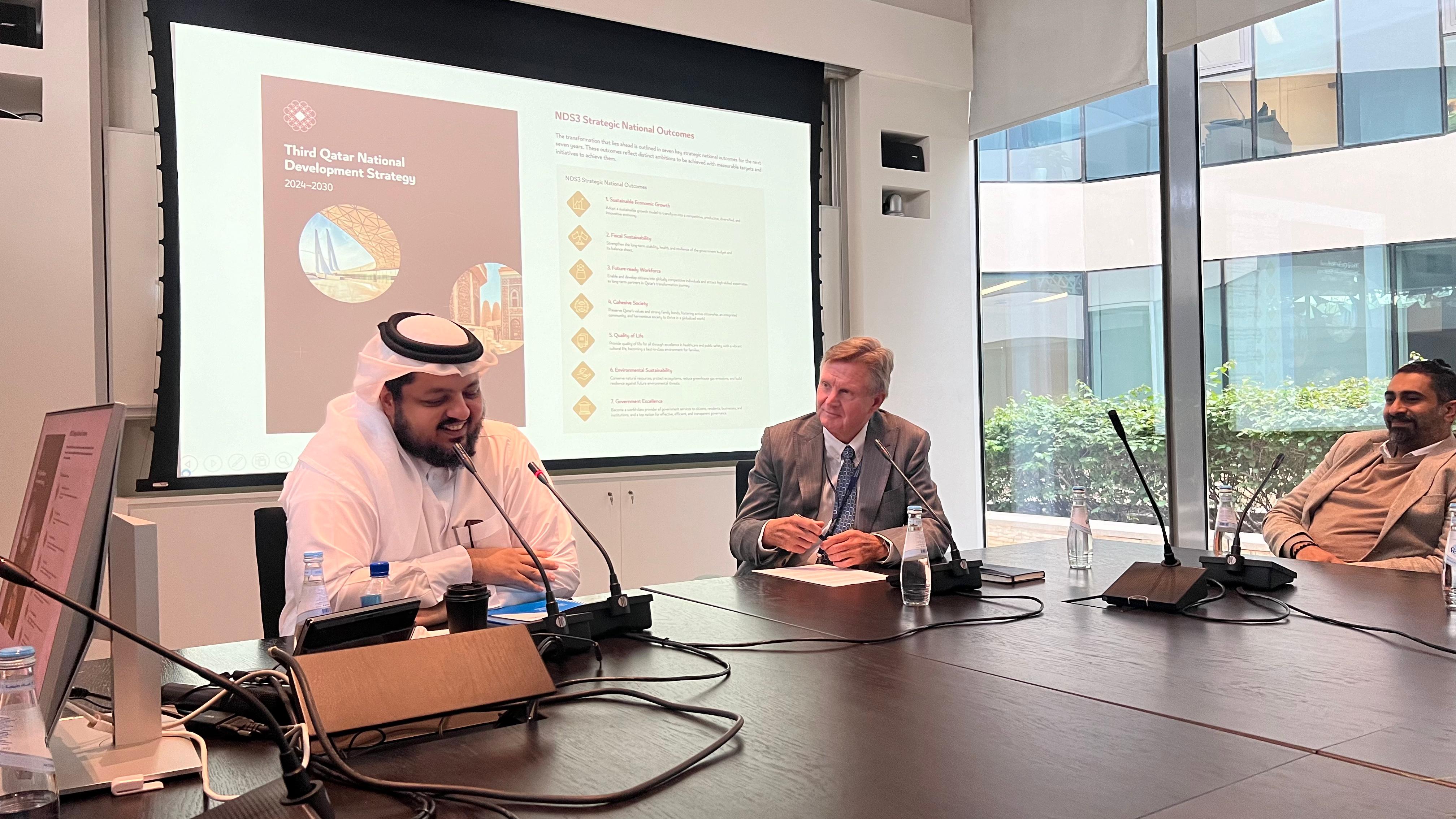  CPP Event Discusses Qatar’s Third National Development Strategy