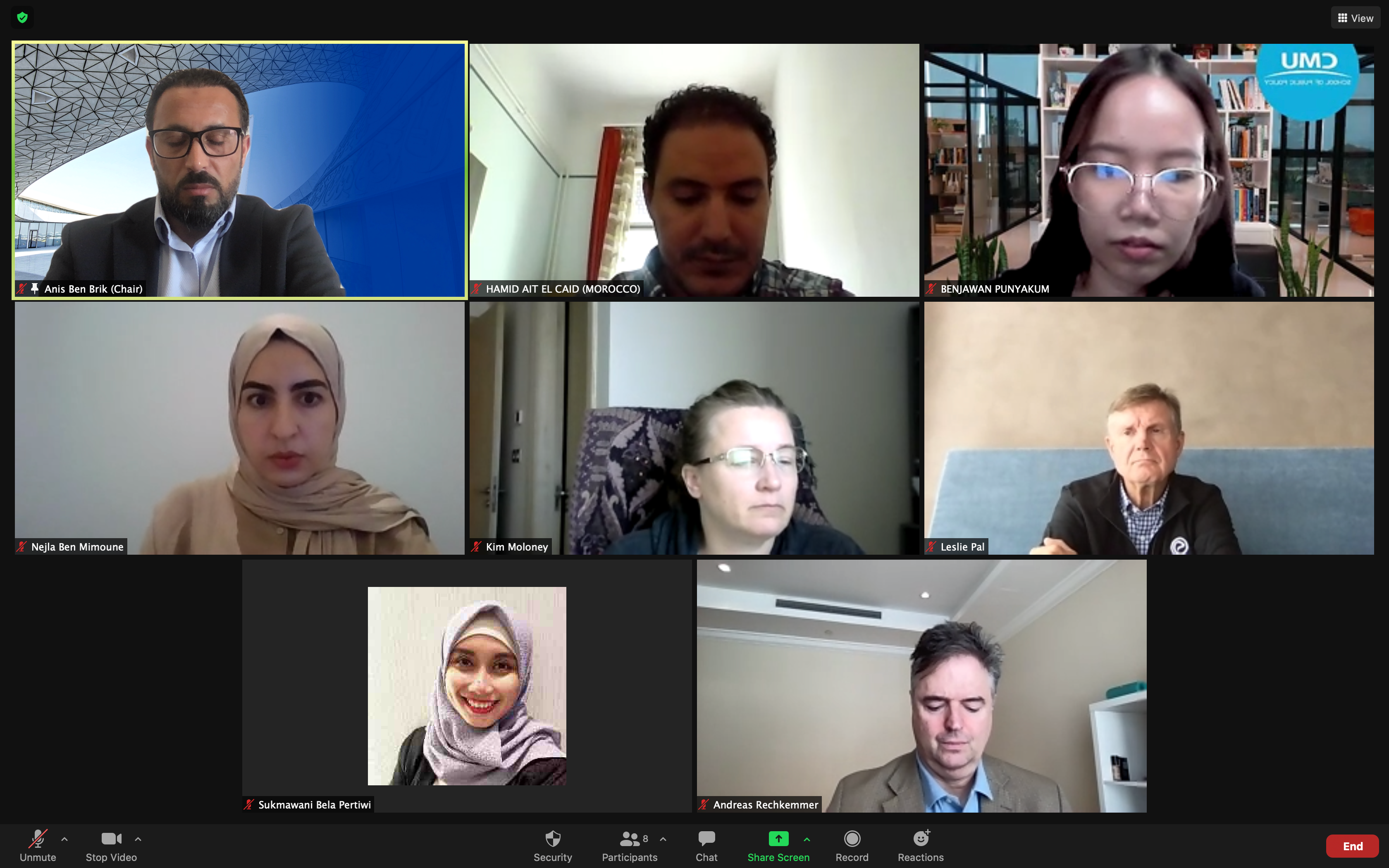 HBKU’s College of Public Policy Leads Panel on Regional Social Policy Responses to Pandemic at International Conference 