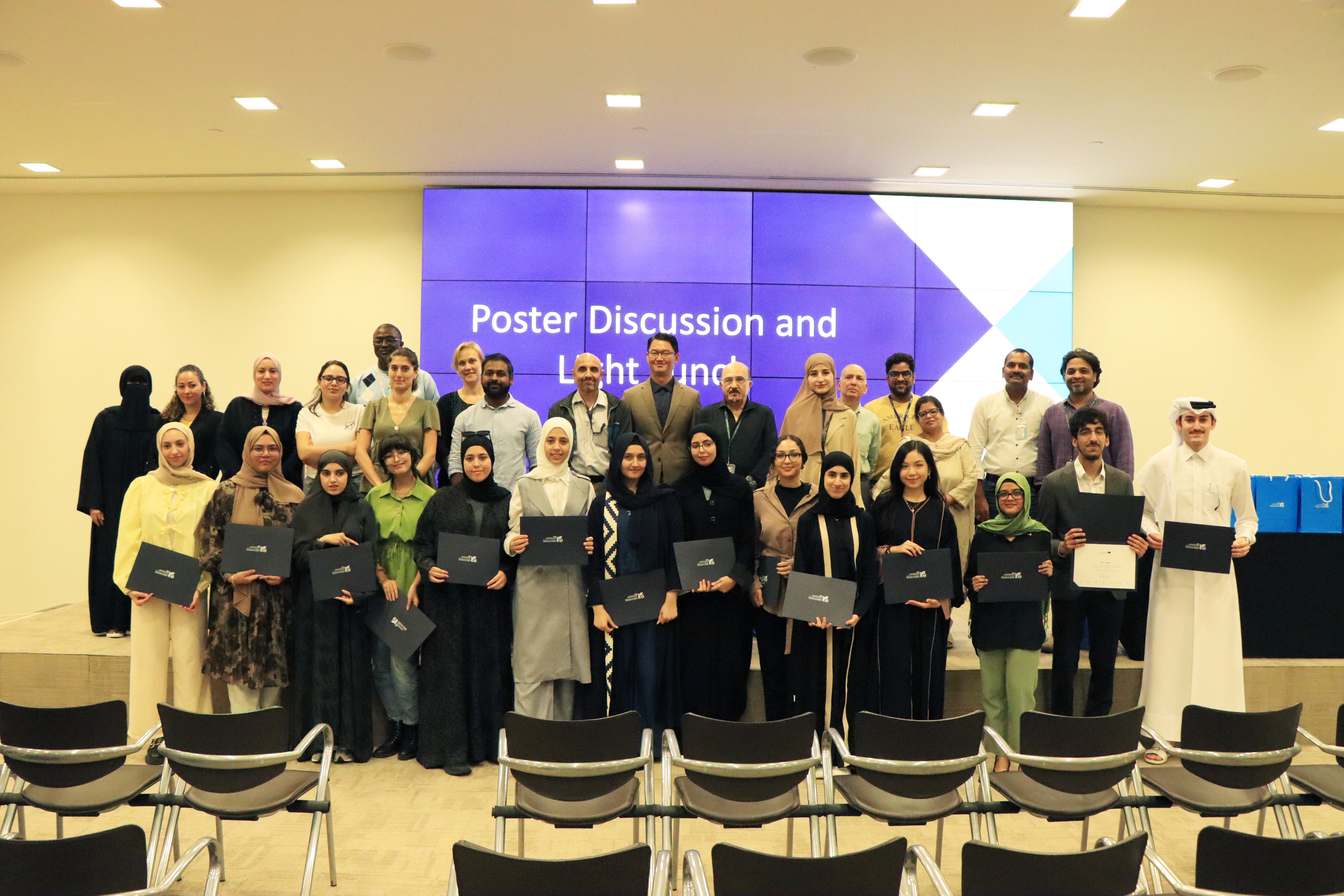 Participants in QBRI’s Summer Research Program