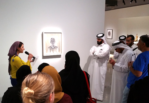 Convergence Point: HBKU Students Apply Audiovisual Translation Technology to Make Art Accessible tothe Visually Impaired