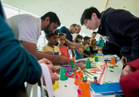معهد قطر لبحوث الحوسبة يستضيف معرض ركن الابتكار للأطفال