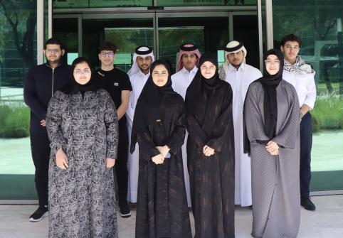 طلاب أكاديمية قطر للعلوم والتكنولوجيا