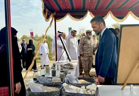Visitors learned about the diversity of Qatar’s flora  and how they are intertwined with its people’s history and culture.