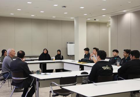 اختتم المشاركون برنامجًا تدريبيًا من خلال عرض أعمالهم وتبادل أفكارهم التي اكتسبوها خلال العمل مع باحثي معهد قطر لبحوث البيئة والطاقة.