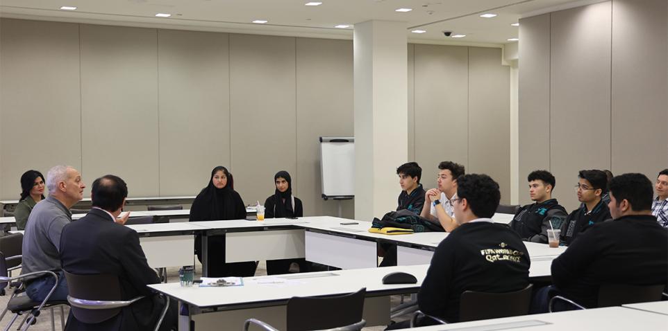 Participants concluded the internship program by presenting their work and exchanging insights they gathered from working alongside QEERI researchers.