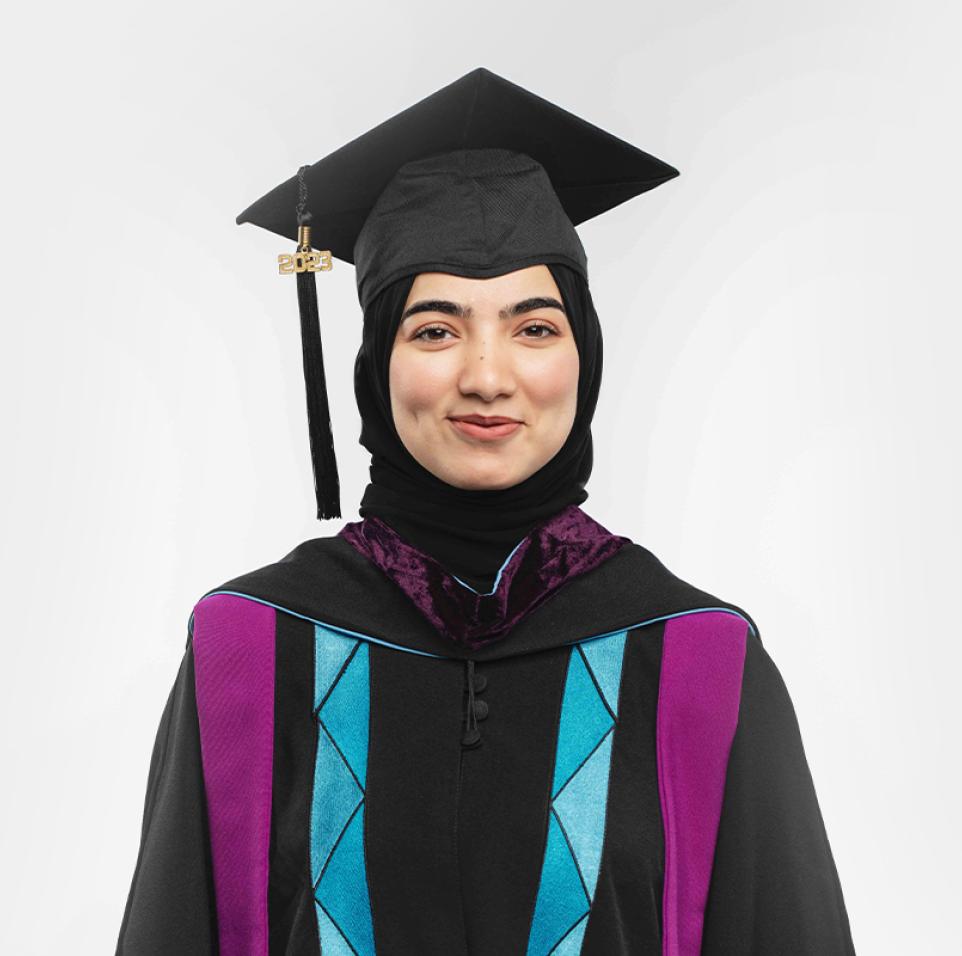 With her studies being a source of passion, Safaa has already committed to the next step in her career by enrolling in the College of Law’s Doctor of Juridical Science (S.J.D.) program.