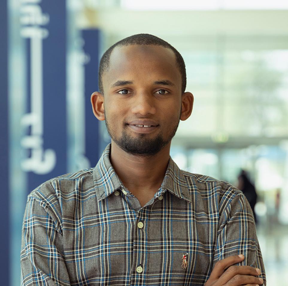 Usama Aliyu looks to contribute to diabetes and insulin resistance research during his time in the PhD in Genomics and Precision Medicine program.
