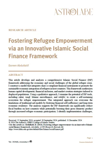 Fostering Refugee Empowerment