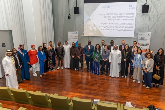 كرسي اليونسكو للقانون البيئي والتنمية المستدامة يستضيف الرئيس والمدير التنفيذي لحملة "واحدة"