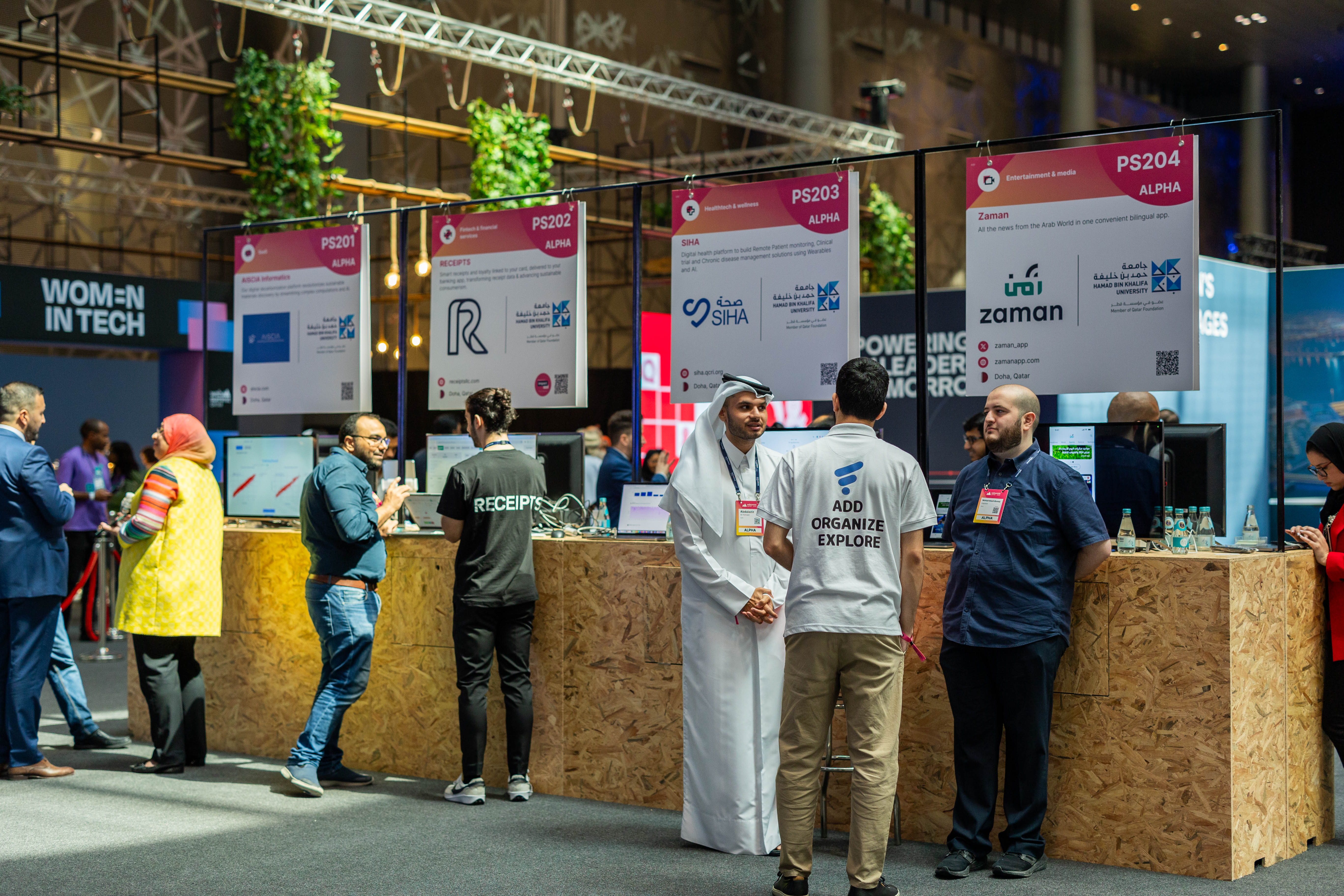 HBKU Startups on Show at Web Summit Qatar 2024